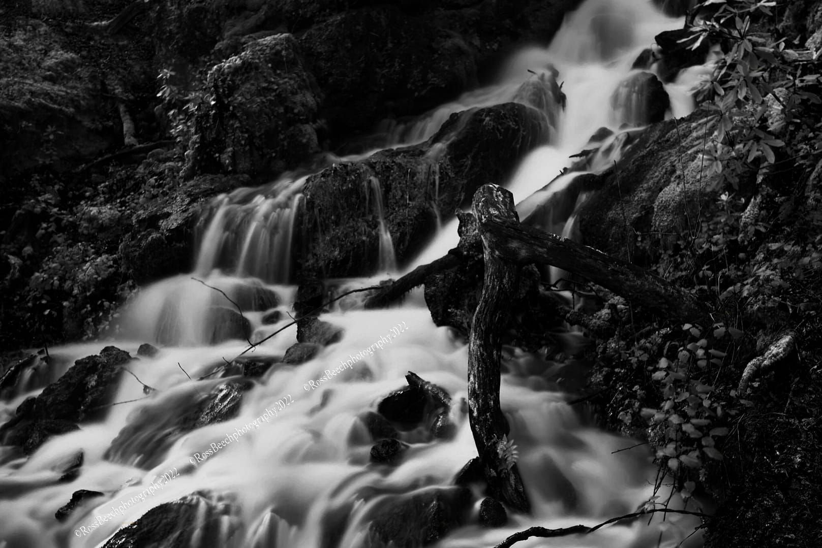Burrator Reservoir waterfall Dartmoor Photographer